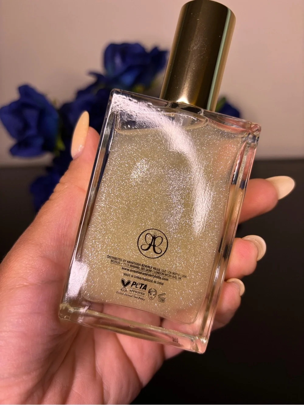 NWT Anastasia Beverly Hills Shimmer Body Oil in White — size 45ml - Picture 5 of 9